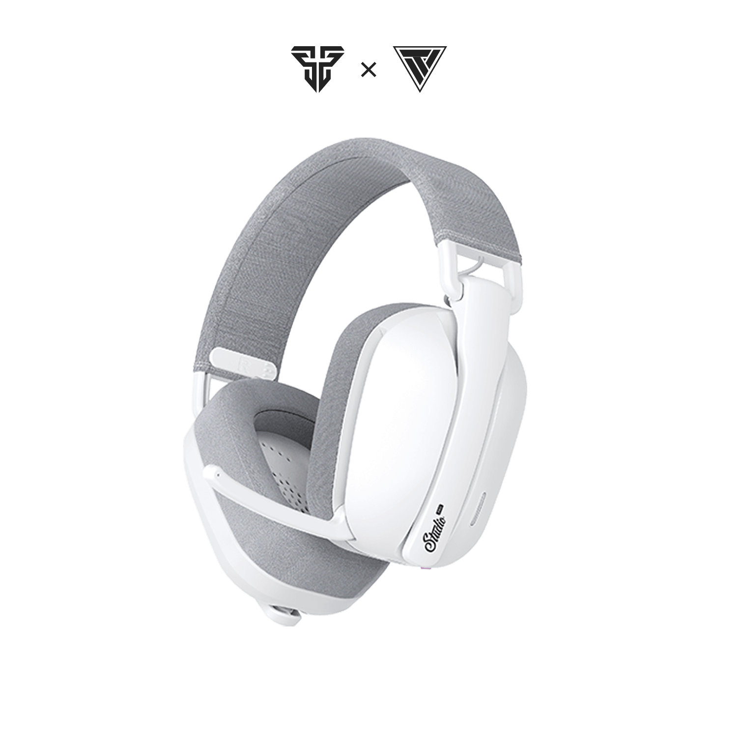 Fantech Studio Pro Whg03 7.1 Surround Sound Bluetooth & Wireless Gaming Headset White With Usb Dongle For Phone Usage