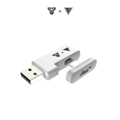Fantech Studio Pro WHG03 7.1 Surround Sound Bluetooth & Wireless Gaming Headset White with USB Dongle for Phone Usage