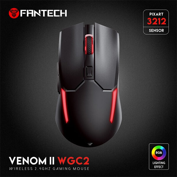 Fantech Venom Ii Wgc2 Rechargeable Wireless Gaming Mouse Vibe Edition Fantech Venom Ii Wgc2 Rechargeable Wireless Gaming Mouse Vibe Edition
