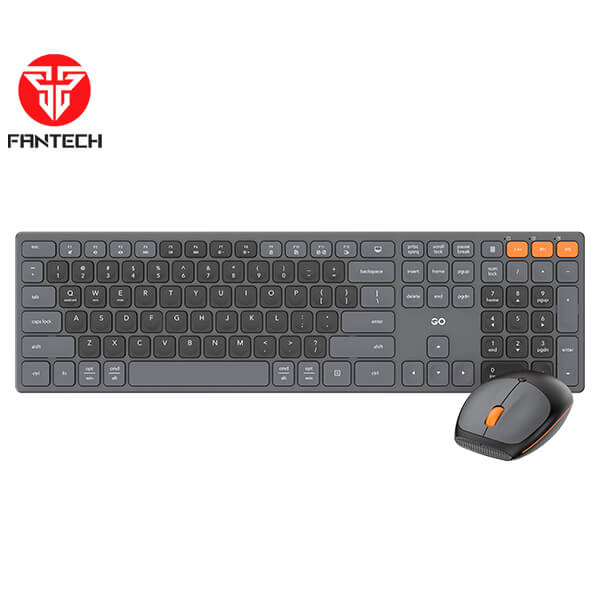 Fantech Wk895 Go Pop Office Wireless Keyboard Mouse Combo Black Fantech Wk895 Go Pop Office Wireless Keyboard Mouse Combo Black