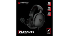 Fantech HG30 7.1 (Black) Virtual Surround USB Wired Ultra Comfort Gaming Headset w/ Omnidirectional Noise Cancelling Microphone & Built-In Volume Controls