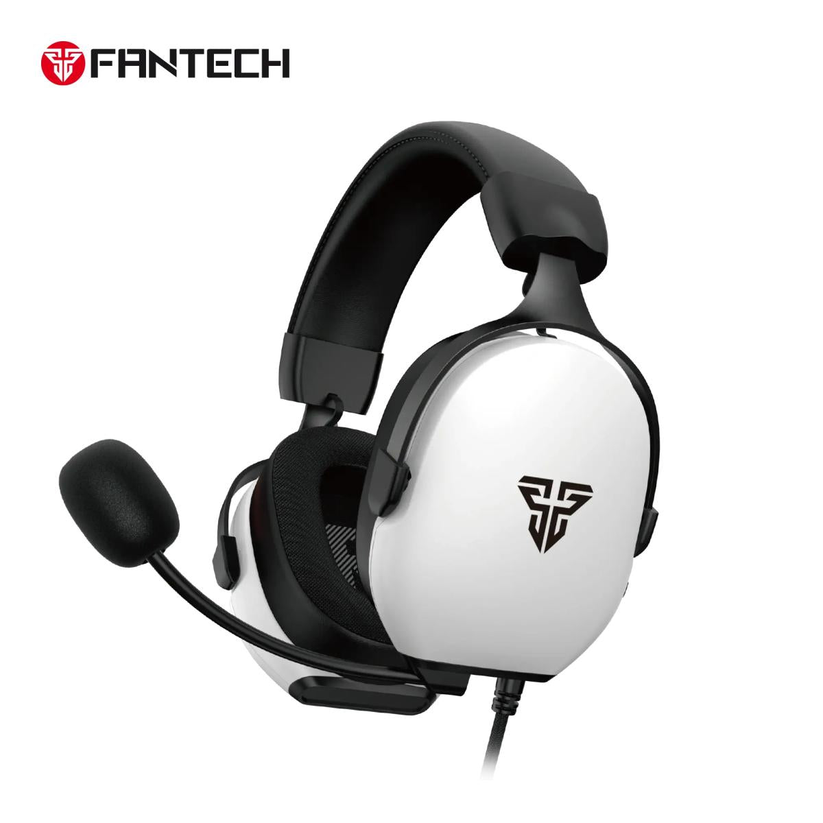 Fantech HG30 white USB wired headset 7.1 Virtual Surround Ultra Comfort Gaming with