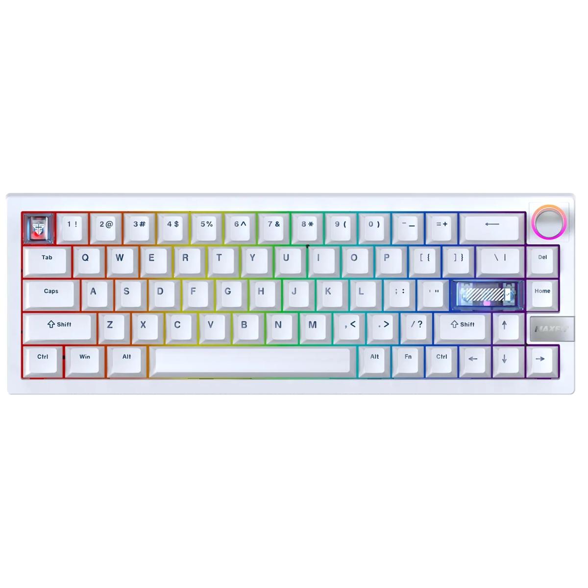 FANTECH MK920 MAXFIT6 Wireless Mechanical Gaming Keyboard - Black, Lighting Effects: 46 Modes, Connectivity: BT, Wired, Strike Speed Wireless - White | MK920 |