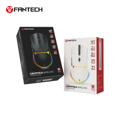FANTECH WG7V2 CRYPTO II WIRELESS GAMING MOUSE - WHITE
