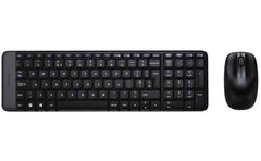 Logitech MK220 Compact Kit 2.4GHz Wireless Black Keyboard & Mouse Combo (عربي)