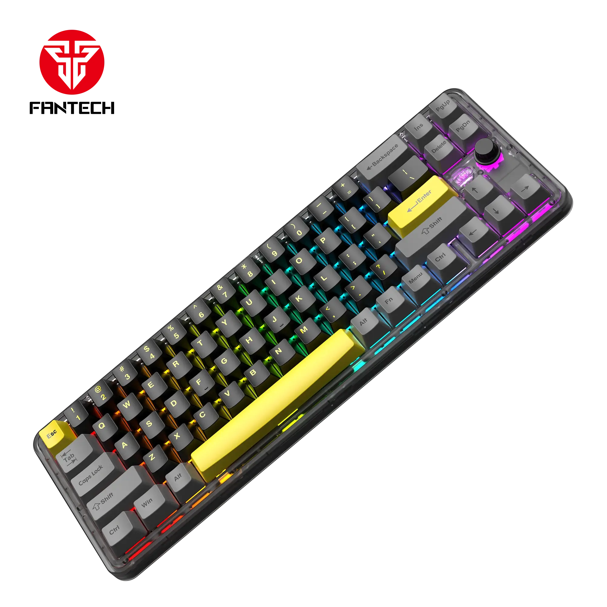 Fantech wireless mechanical gaming keyboard for computer setup