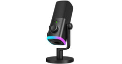 FIFINE AmpliGame AM9 USB/XLR Dynamic Microphone with RGB - Black