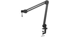 FIFINE BM63 Microphone Boom Arm Stand, With built-in cable management - Black.