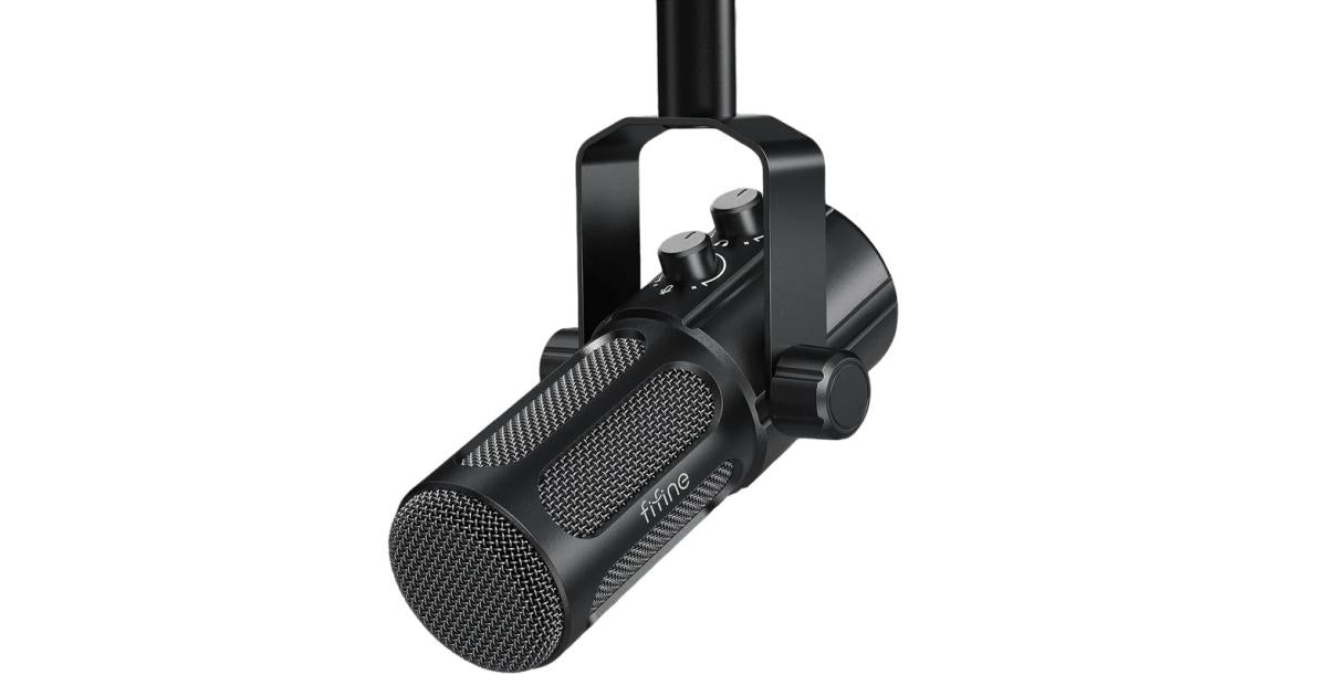 FIFINE AmpliTank Tank 6 USB/XLR Dynamic Microphone - Black