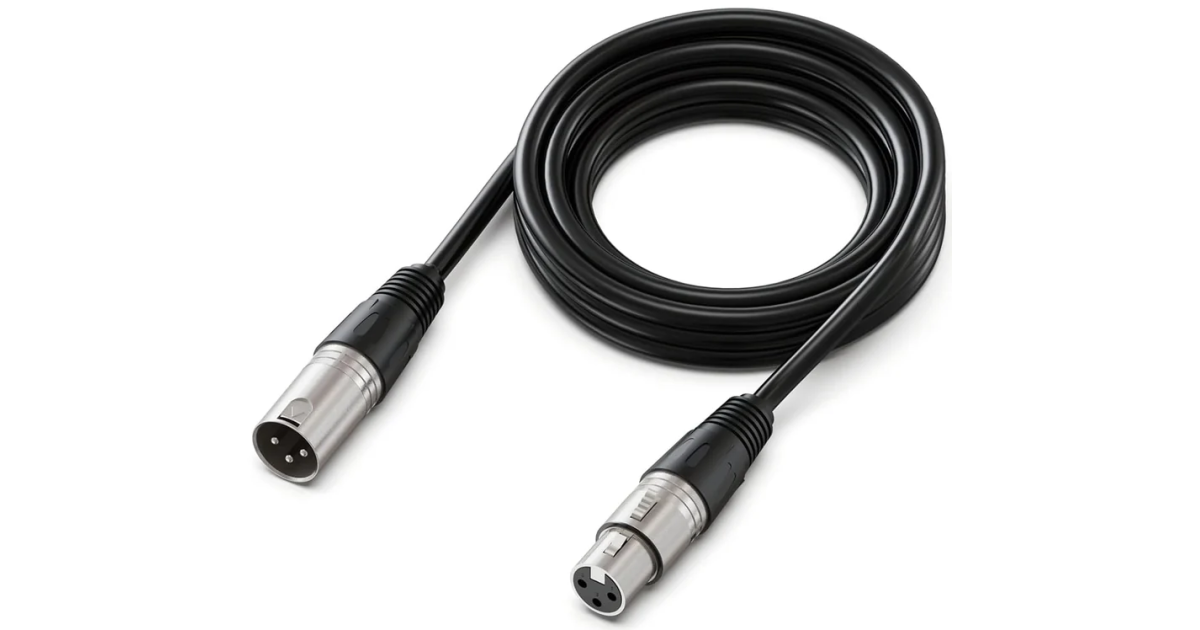 Fifine L9 XLR Cable With 10 Feet Length For Connecting Any Xlr Mics With Any Xlr Interfaces Or Audio Mixers