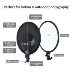 Jmary FM-15RS 15 inch Panel Video Light Without Stand