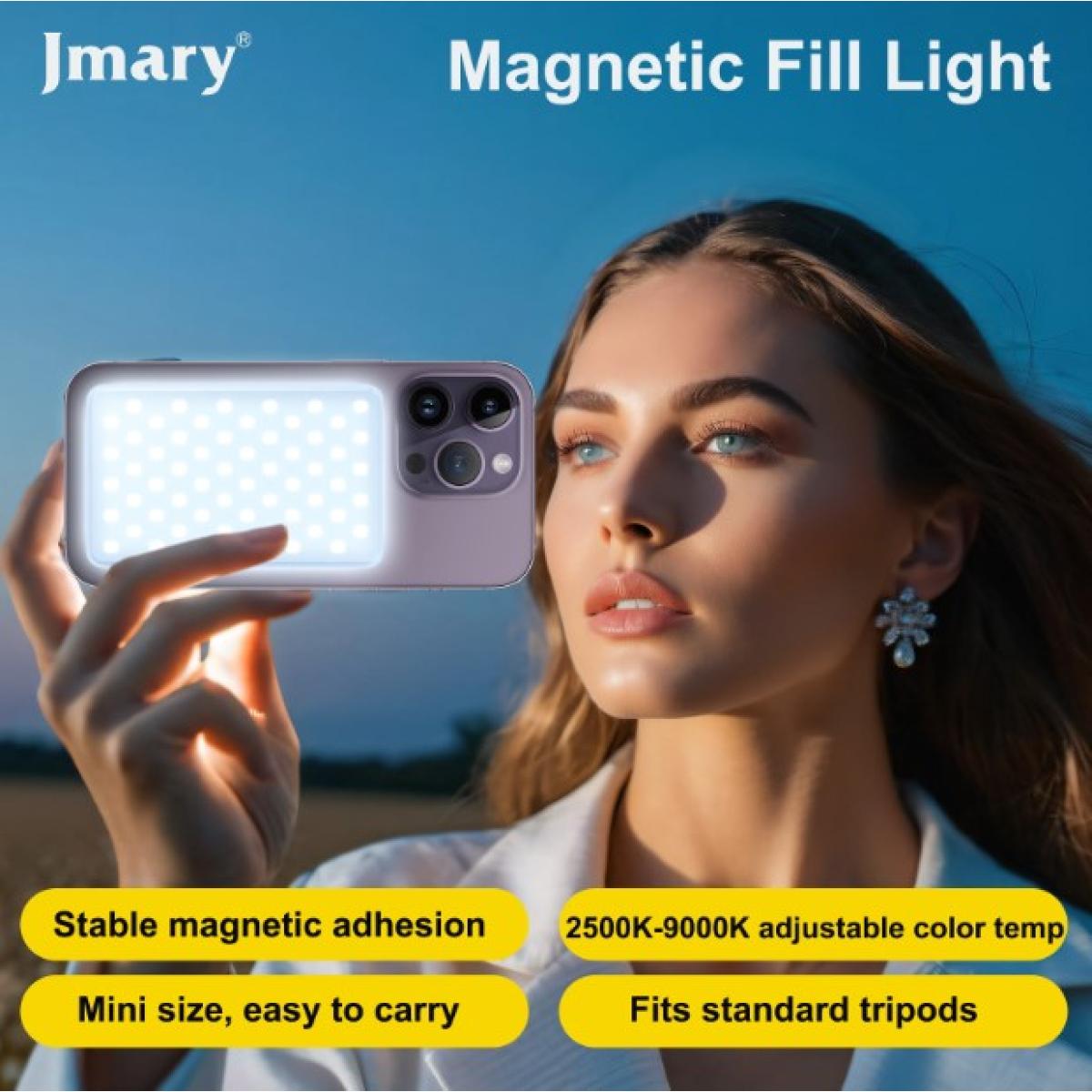 Jmary FM-168R Magnetic Mobile Fill Light