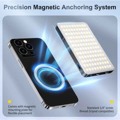 Jmary FM - 168R Magnetic Mobile Fill Light, streaming gear