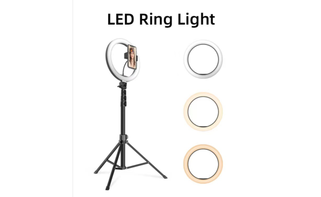 Jmary Fm 536a 10 Inch Selfie Ring Light Tripod Kit