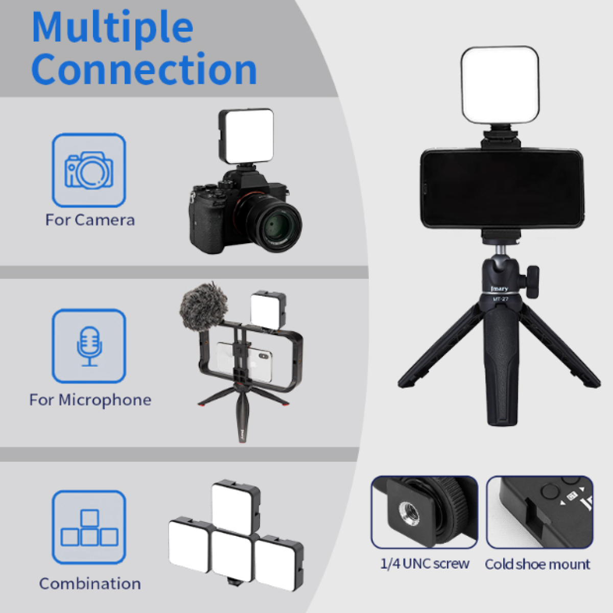 Jmary FM-59R Mini Video Fill LED Light