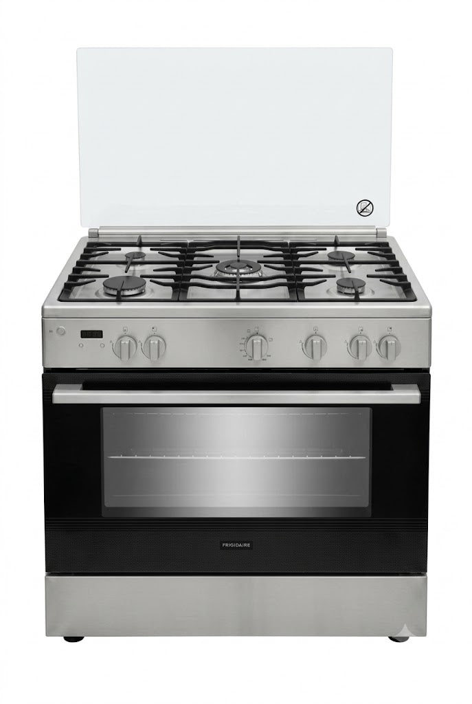 Frigidaire 90cm Stainless Steel Freestanding Gas Cooker with 5 Burners 127L Oven Full Safety – FNGL90JFYS