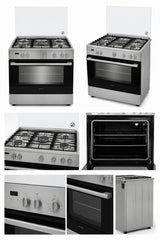Frigidaire 90cm Stainless Steel Freestanding Gas Cooker with 5 Burners 127L Oven Full Safety – FNGL90JFYS