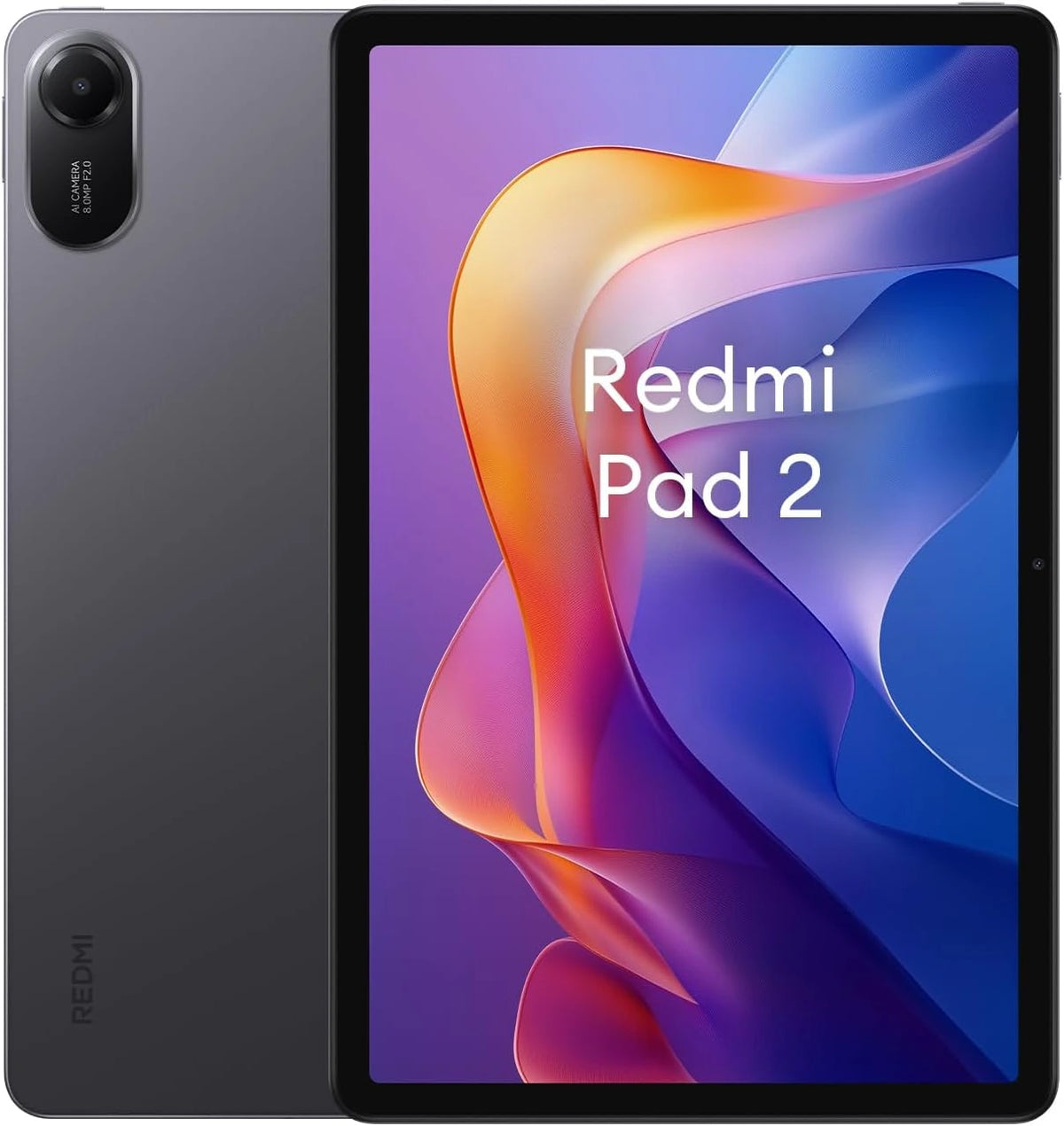 XIAOMI REDMI PAD 2 TABLET - MEDIATEK HELIO G100-ULTRA OCTA-CORE – 8GB RAM - 256GB – 11.0-INCH CRYSTAL-CLEAR DISPLAY 2.5K 1.07 BILLION COLOURS IPS (1600 X 2560) 90HZ - 9000 MAH – 4G LTE - Graphite Gray