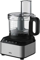 Braun Food Processor 800 W 2 speed settings with Pulse 2.1 L Bowl Capacity and Accessories Black