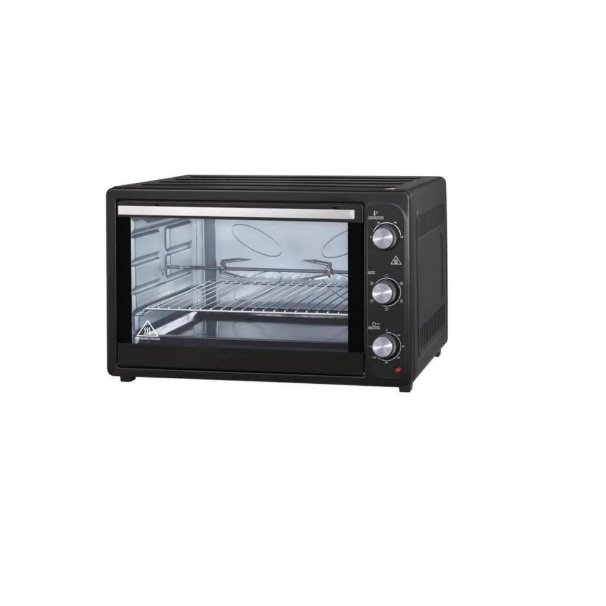 Home Electric Oven Temperature Control Up To 230C, 1800Watts, 45Lit, Black - HK-450