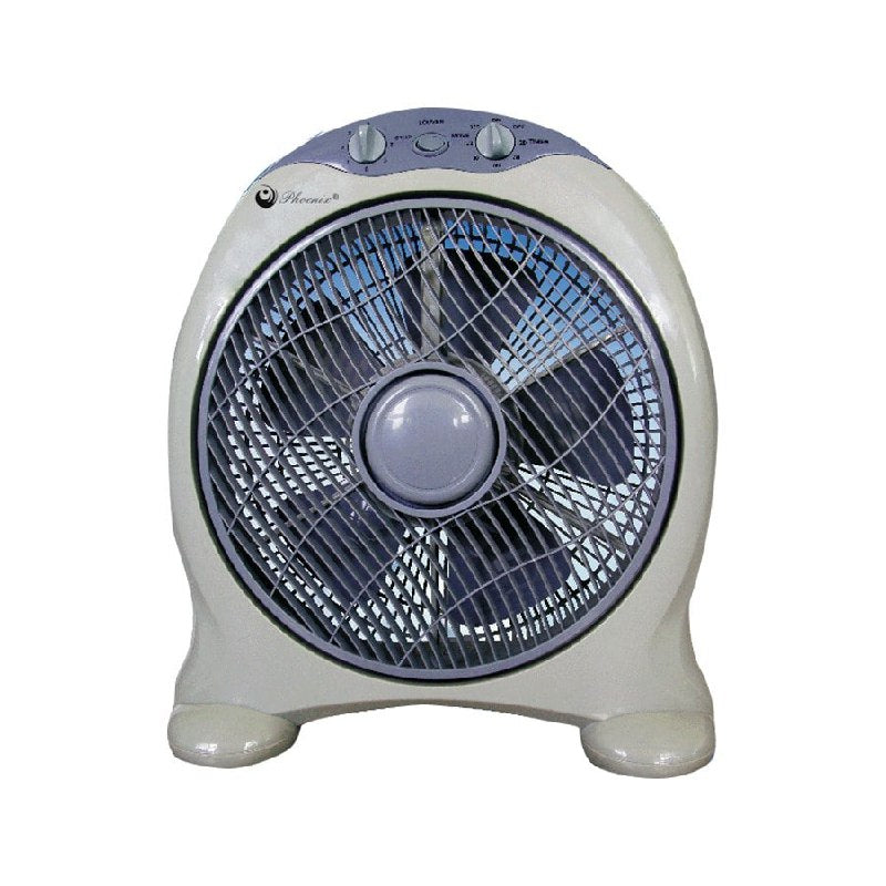 Home Electric Box Fan, 16Inch, White - HFB-1604