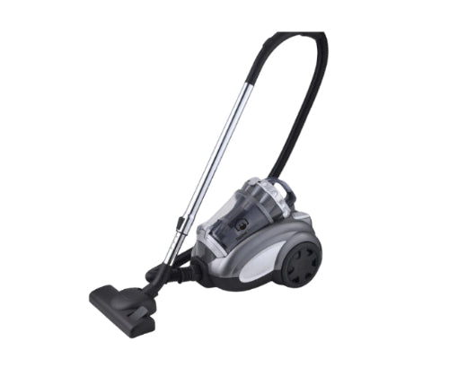Home Electric Canister Vacuum Cleaner, 2.5Lit, 2000Watts, Black - HV-307
