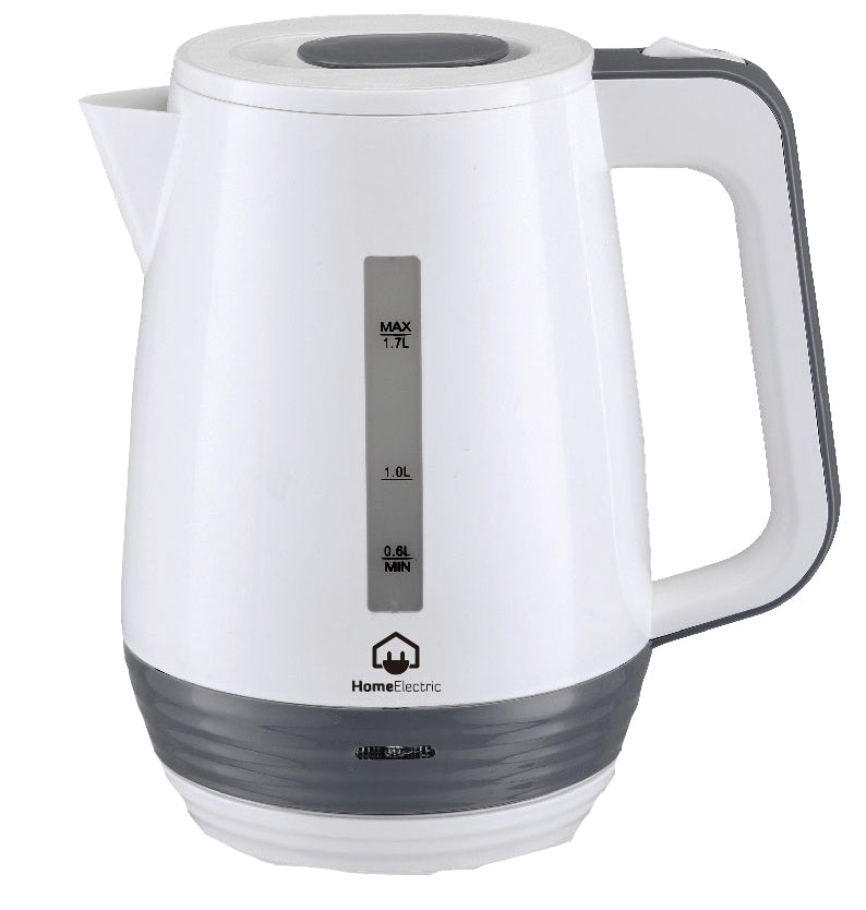Home Electric Kettle, 1.7Lit, 2200Watts, White - KK-548