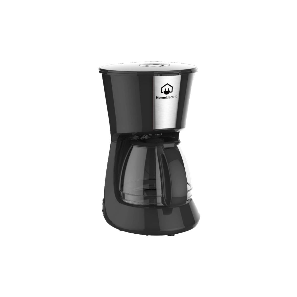 Home electric Coffee Maker Permanent Filter, 1.5Lit, (4-6Cups), 550Watts, Black - HK-508