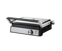 Home Electric Grill Decoration Non-Stick Coating, 2000Watts, Stainless Steel - HG-376