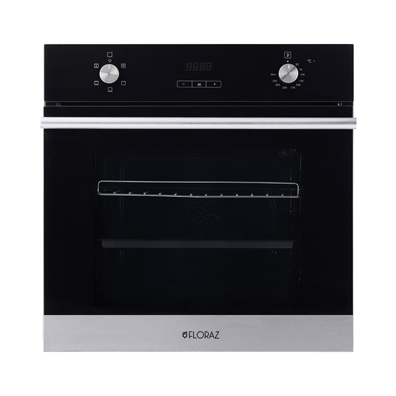 FZBO4-GGTFD-67PRBG Flora Oven 60 Cm Black Gas