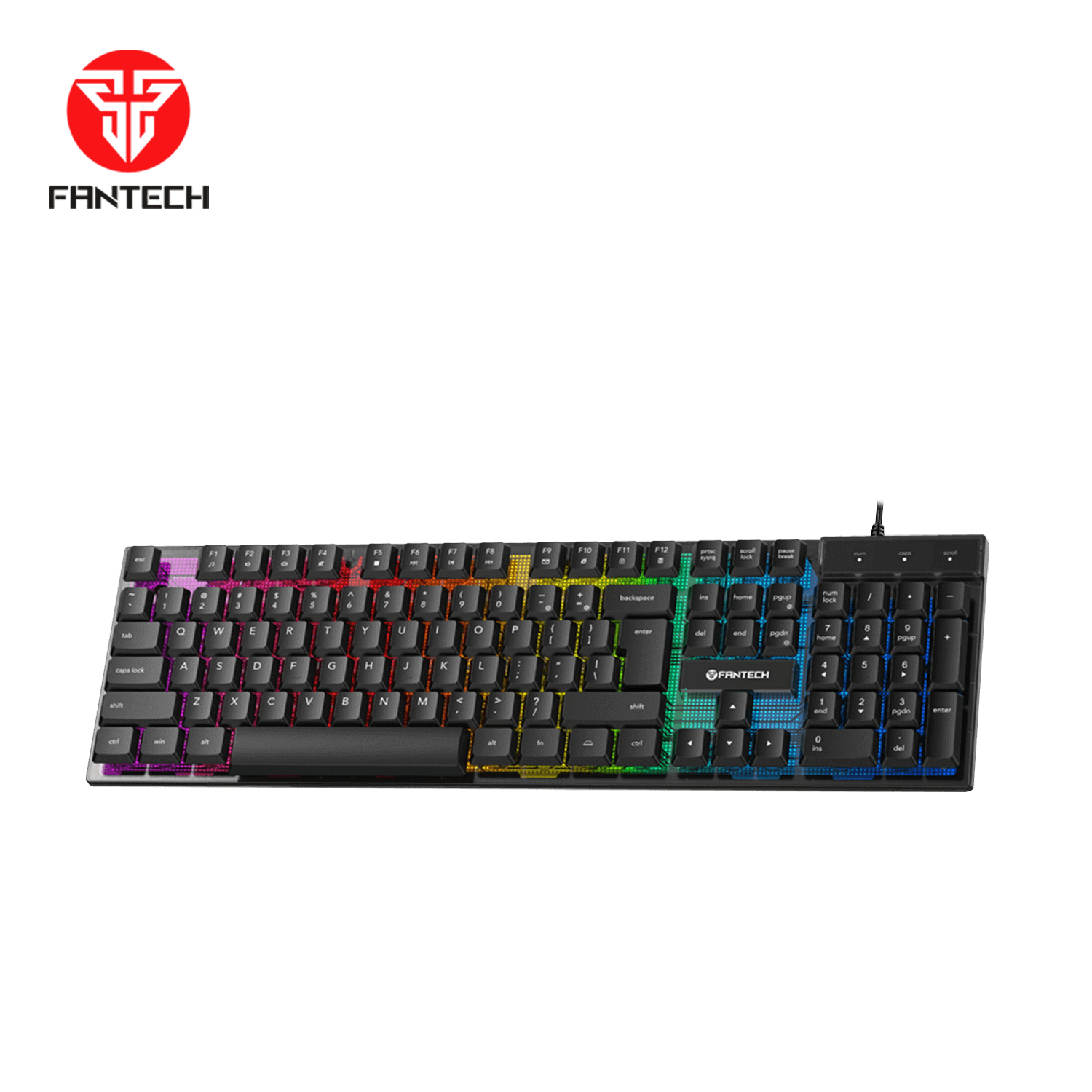 Fantech P51 5 In 1 Keyboard Combo with Mouse + Mousepad + Headset + Headset Stand