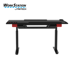 FANTECH DW314 WORK STATION DUAL-MOTOR ADJUSTABLE RISING DESK-ZURICH - BLACK