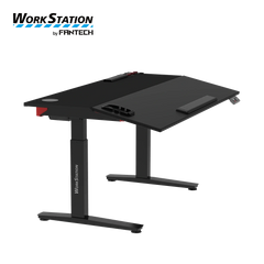 FANTECH DW314 WORK STATION DUAL-MOTOR ADJUSTABLE RISING DESK-ZURICH - BLACK