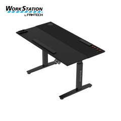 FANTECH DW314 WORK STATION DUAL-MOTOR ADJUSTABLE RISING DESK-ZURICH - BLACK