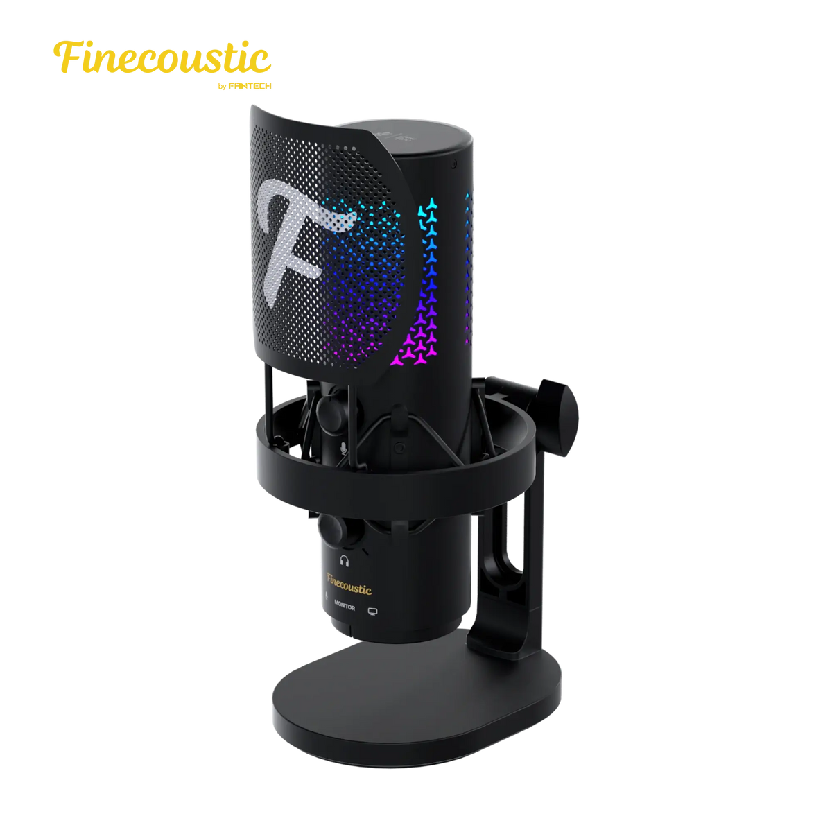 FANTECH FINECOUSTIC BLACK RESONO DUAL MODE CONDENSER MICROPHONE