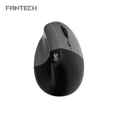 Fantech Comfy W195R Vertical Ergonomic Wireless Mouse – Silent Clicks, 2.4GHz & Bluetooth, Office & Home Use (Black) | W195 |