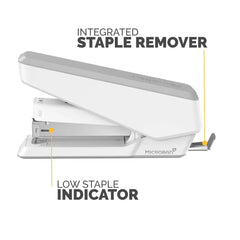 Fellowes LX850 EasyPress Full Strip Stapler, 25-Sheet Capacity, White