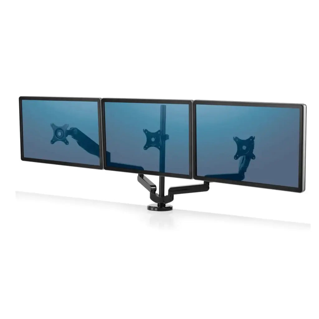Fellowes Platinum Series Adjustable Triple Monitor Arm