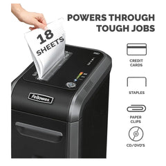 Fellowes Powershred 99Ci Shredder, Cross Cut, Shreds 18 sheets