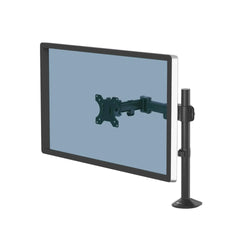 Fellowes Reflex Series Adjustable Computer Monitor Stand for Desk w/ Single Monitor Arm up to 32" Monitor Capacity