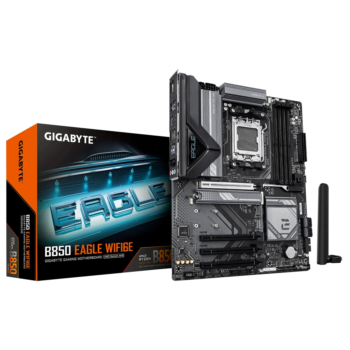 GIGABYTE B850 EAGLE WIFI6E & BLUETOOTH MOTHERBOARD - For AMD