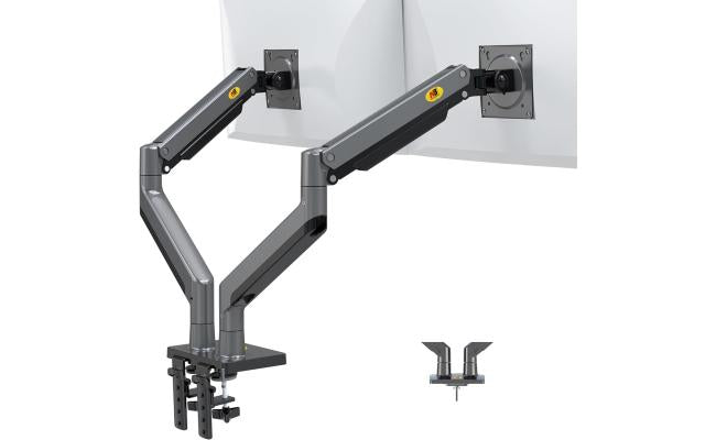 NB North Bayou G35 22"-32" Dual Monitor Stand Gas-Spring Heavy Duty Desk Mount Bracket