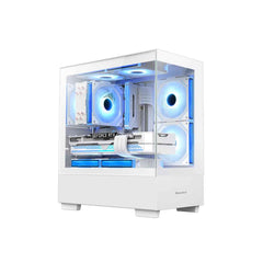 Huntkey G35 Empty Gaming Case White, cases