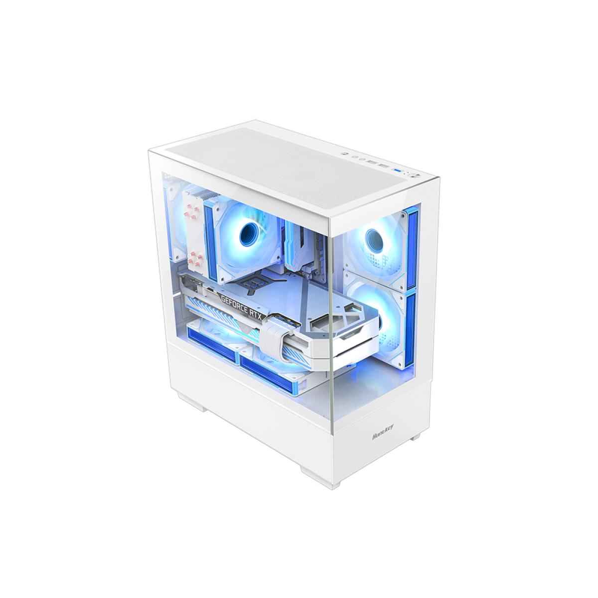 Huntkey G35 Empty Gaming Case White