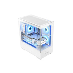 Huntkey G35 Empty Gaming Case White, cases