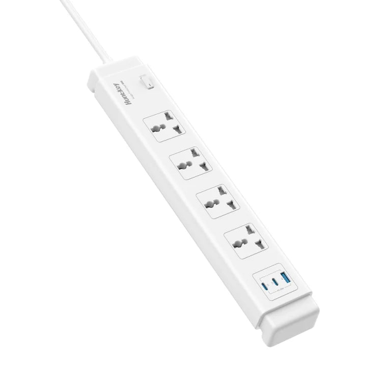 HUNTKEY SZC417 5 SOCKETS UNIVERSAL POWER STRIP WITH *2 USB-C AND *1 USB-A 3M CABLE