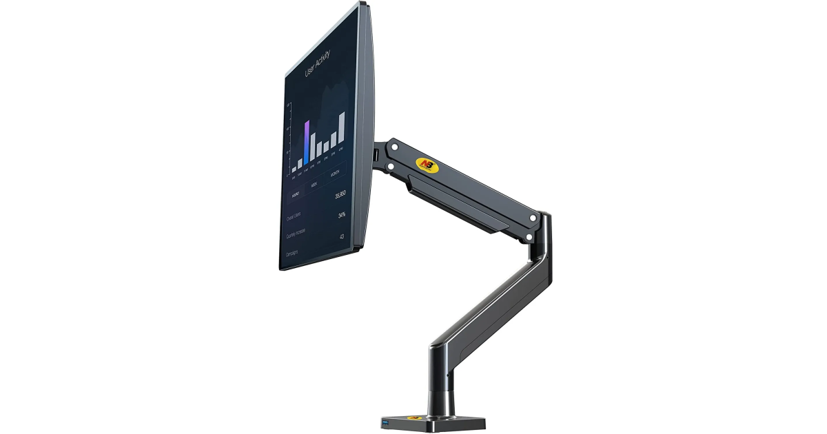 NB North Bayou NB G40 Gas Spring Arm 22-40 inch Screen Desktop Monitor.