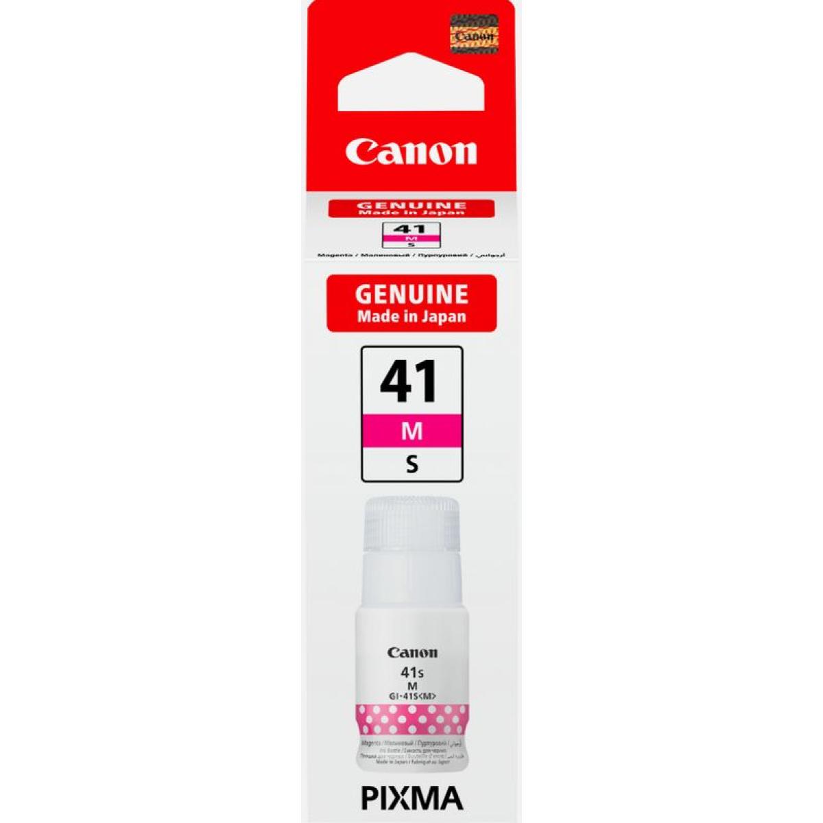 Genuine Canon Gi 41 Y Small Refillable Ink Cartridge For Pixma Ink Printers Magenta - CompuMe