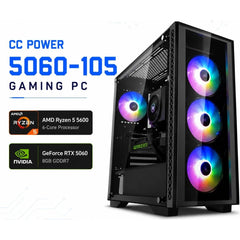 CC POWER 5060-105 Gaming PC – AMD Ryzen 5 5600 | GeForce RTX 5060 8GB | 16GB DDR4 | 500GB NVMe