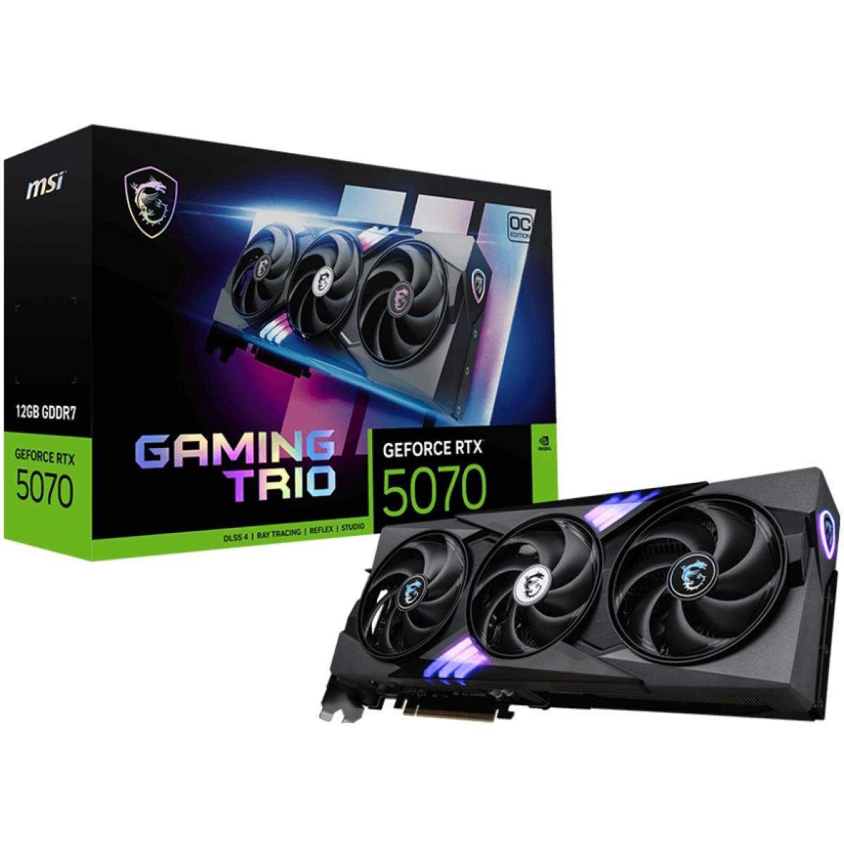 MSI GeForce RTX 5070 GAMING TRIO OC 12GB GDDR7- Graphics Card | G5070-12GTC |